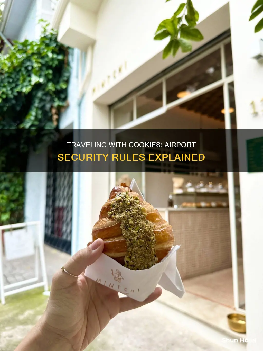 can you take cookies through airport security