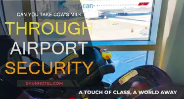 Airport Security and Cow's Milk: What's Allowed?