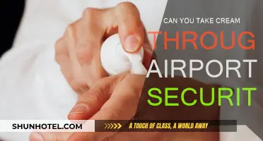 Airport Security: Can You Bring Cream?