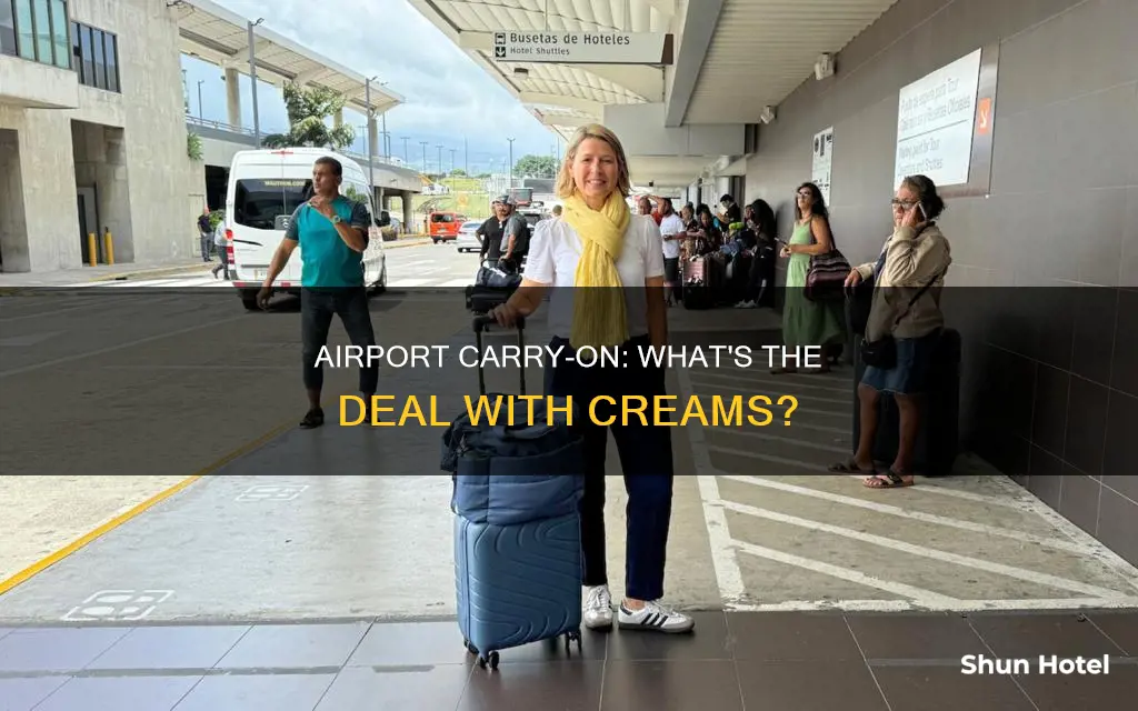 can you take creams in your carry-on in the airport