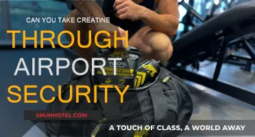 Traveling with Creatine: Airport Security Clearance