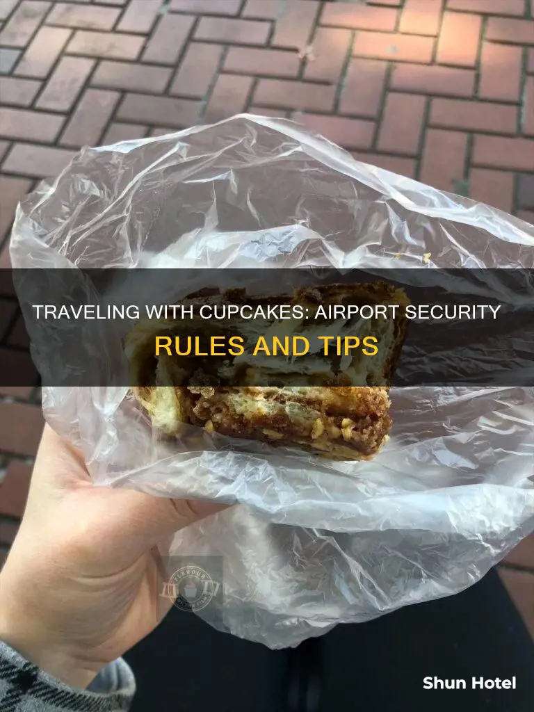 can you take cupcakes through airport security