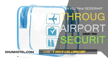 Deodorant and Airport Security: What You Need to Know
