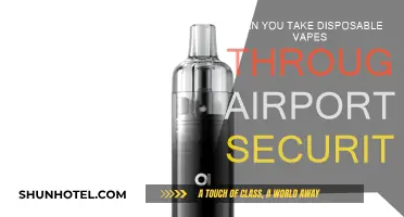 Airport Security and Disposable Vapes: What's Allowed?