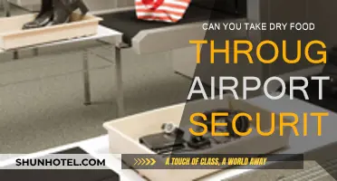 Airport Security: Dry Food Clearance