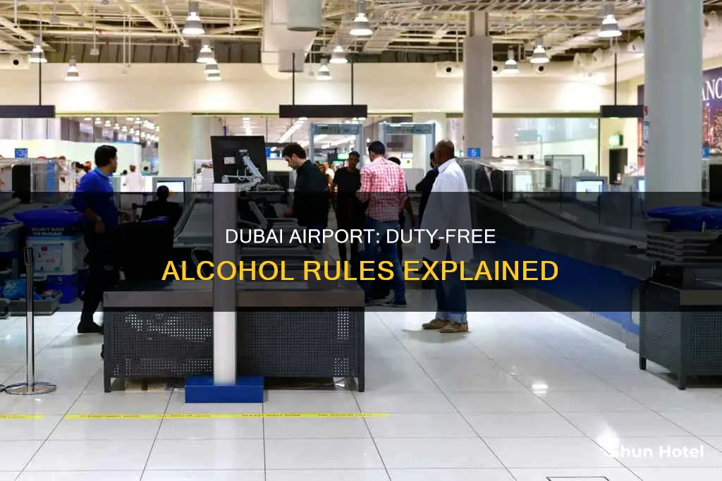 can you take duty free alcohol through dubai airport