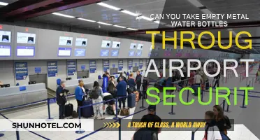 Metal Water Bottles: Airport Security Clearance?