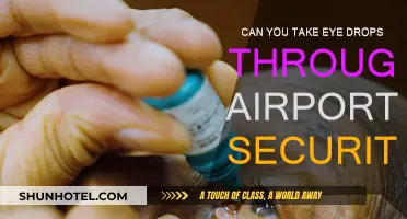 Traveling with Eye Drops: Airport Security Rules
