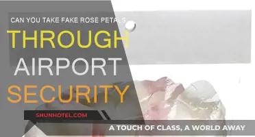 Traveling with Fake Rose Petals: Airport Security Guide