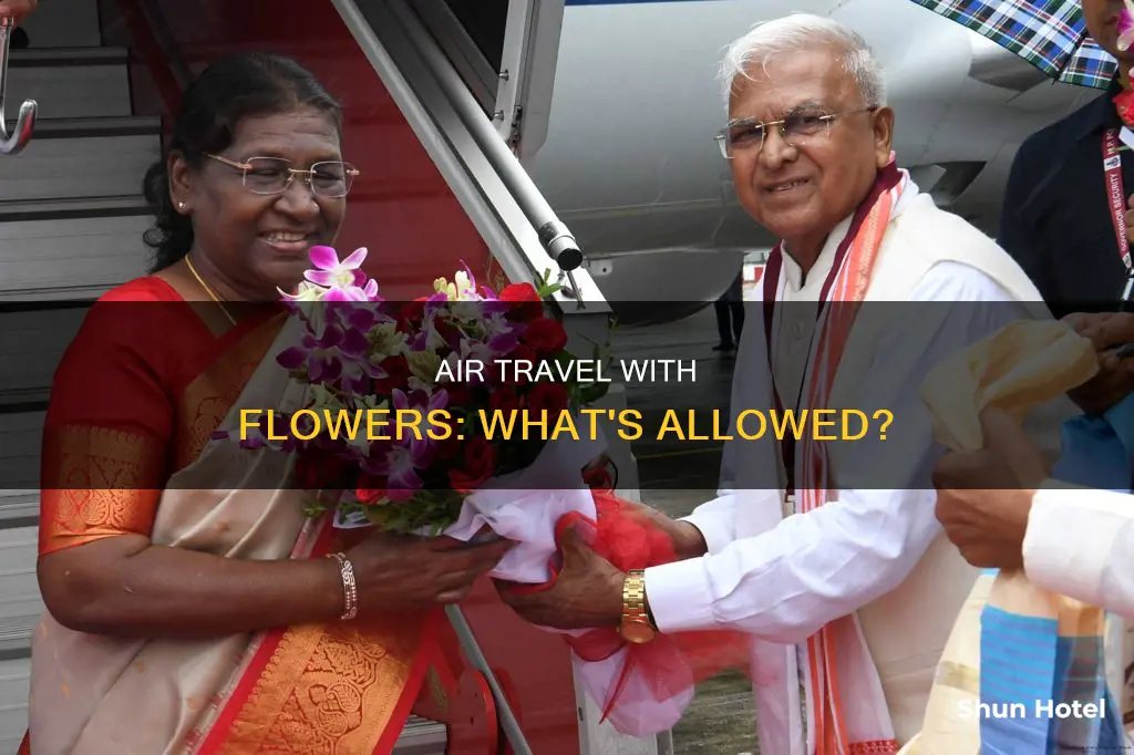 can you take flowers through airport security