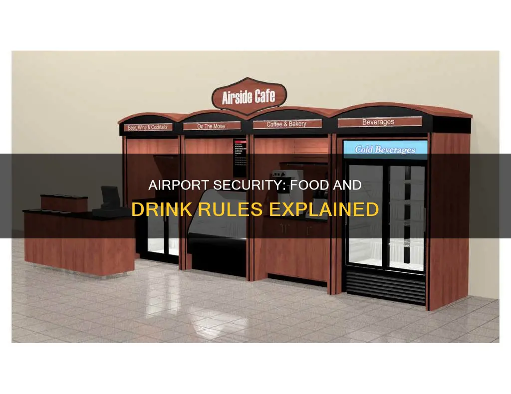 can you take foid and drink through security at airport