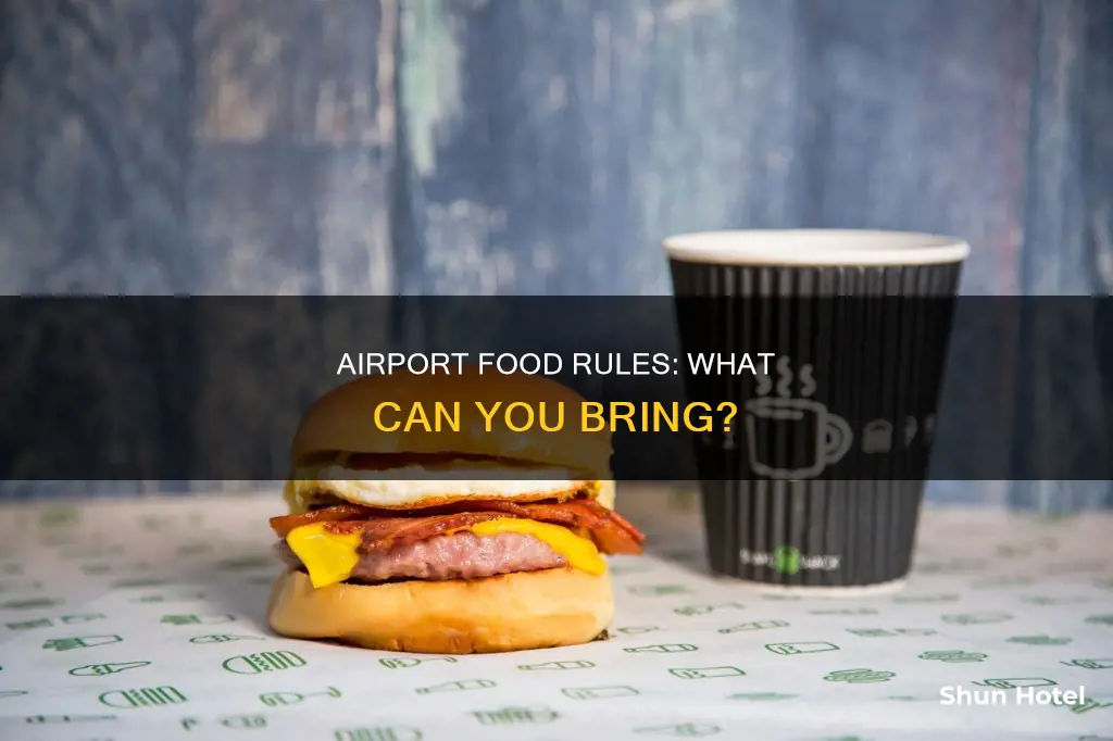can you take food into airport uk
