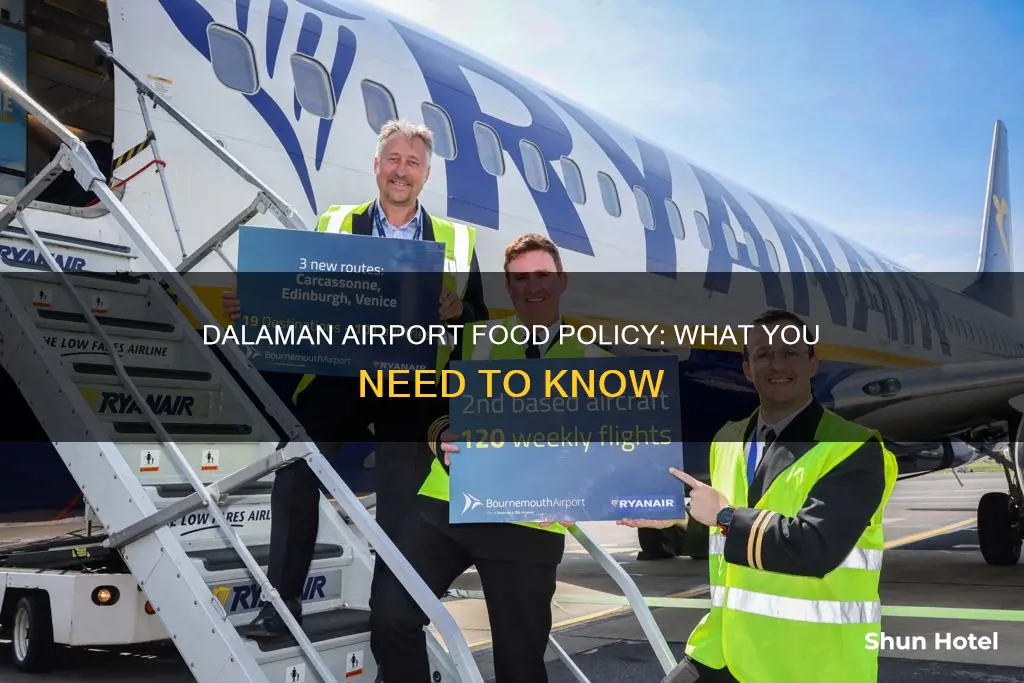 can you take food into dalaman airport