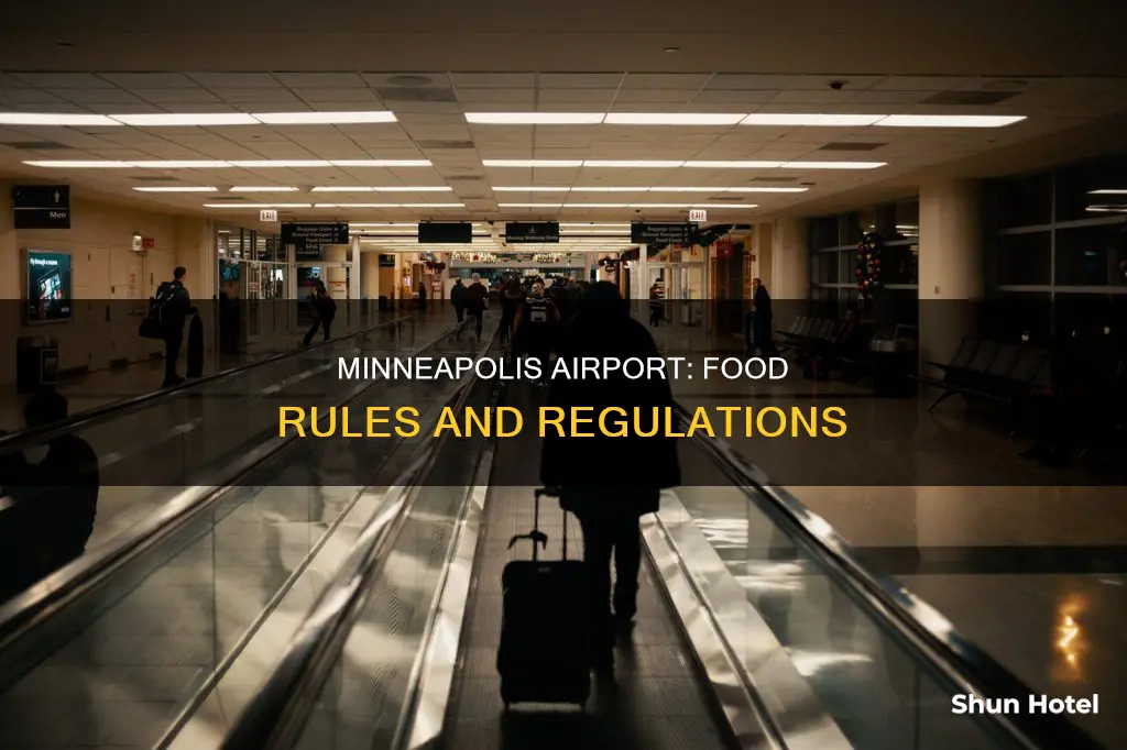 can you take food into the airport minneaplois