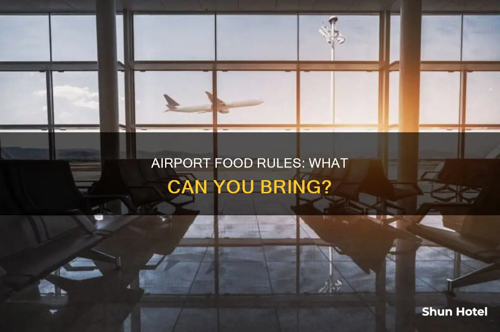can you take food into us airports