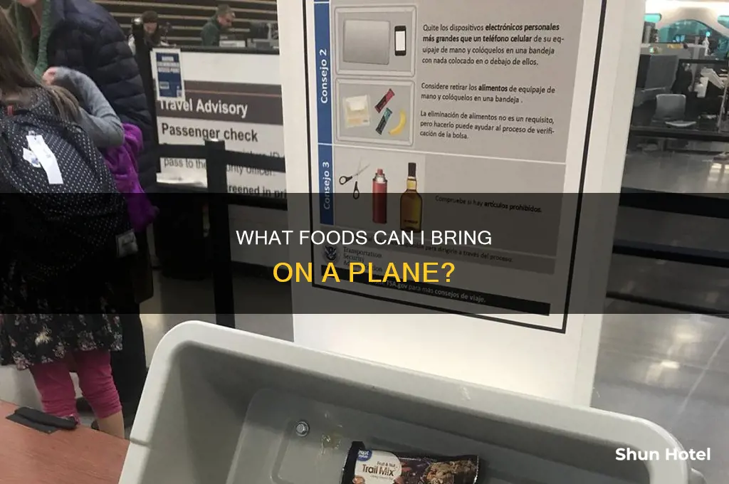 can you take food items through airport security