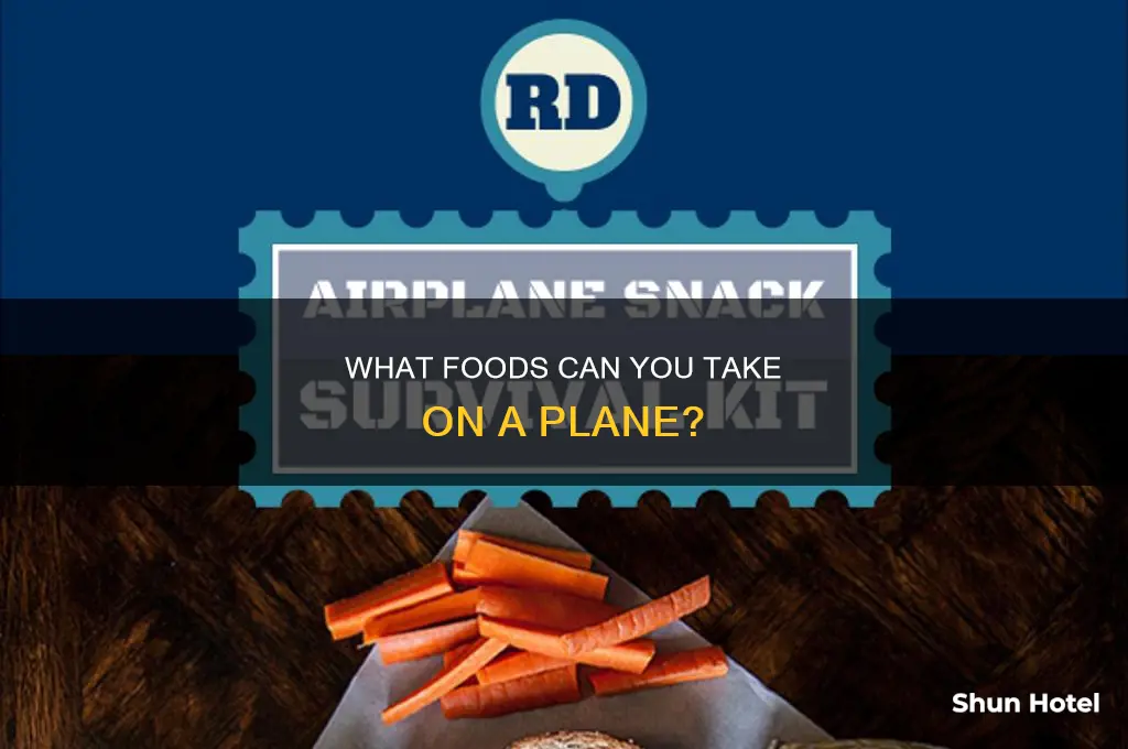 can you take food on a plane manchester airport