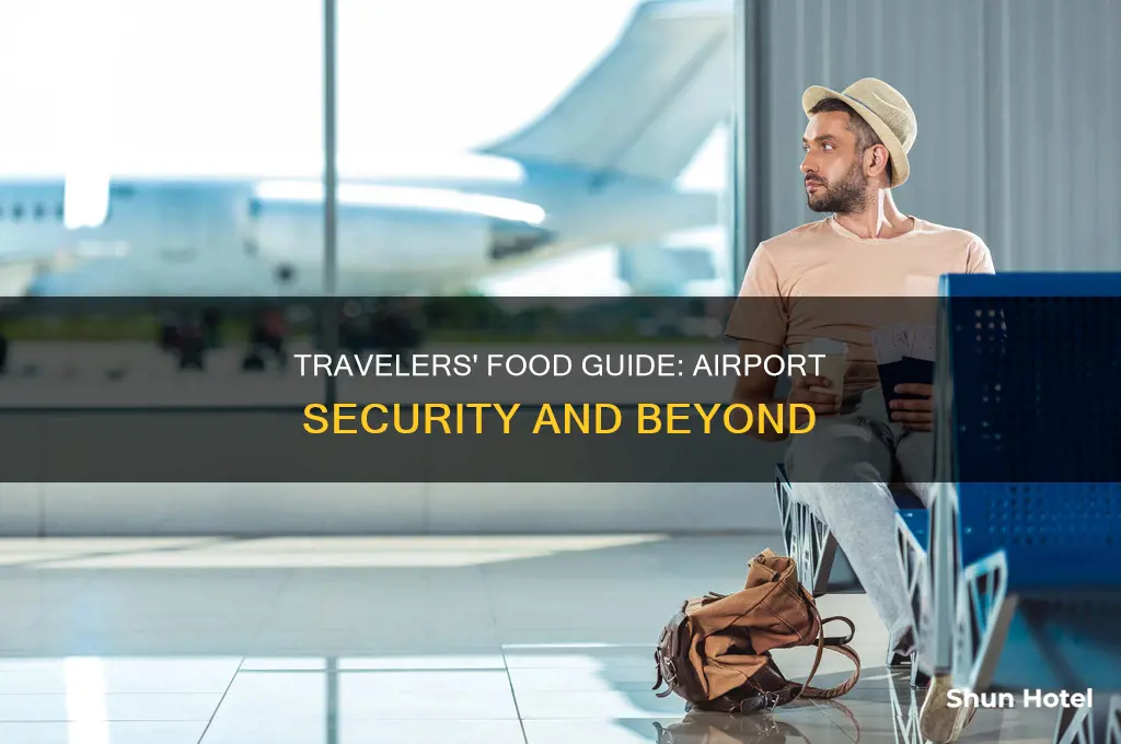 can you take food through airport checkpoint