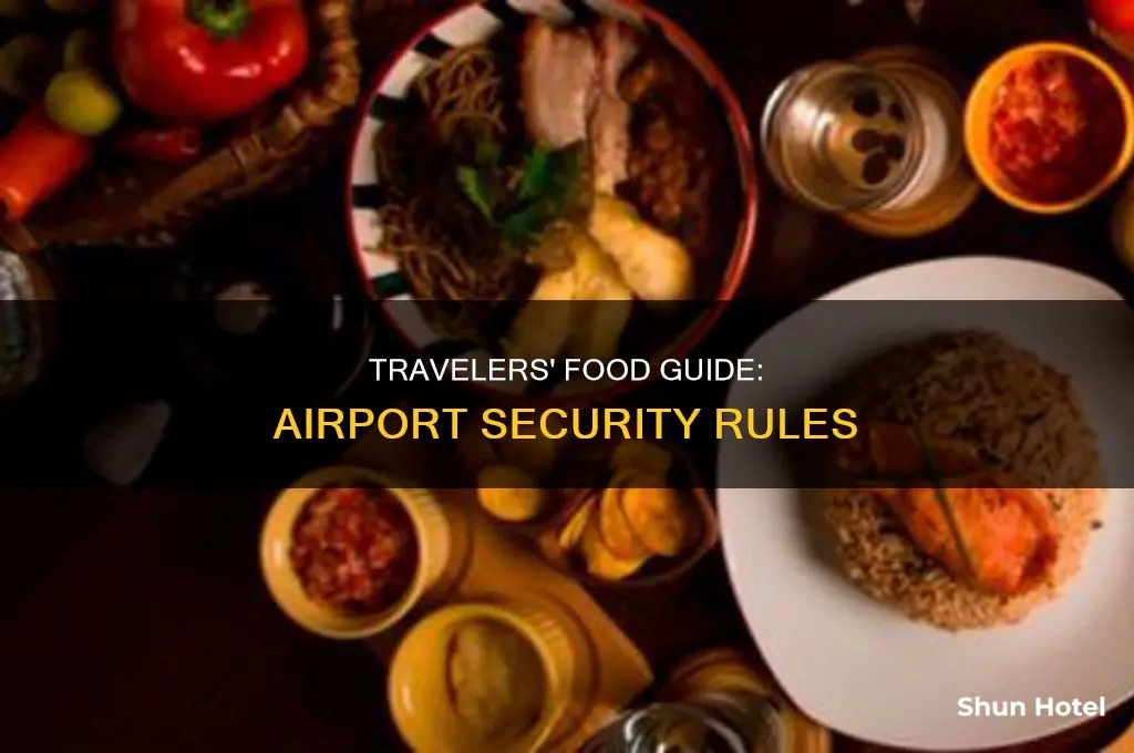 can you take food through airport sec