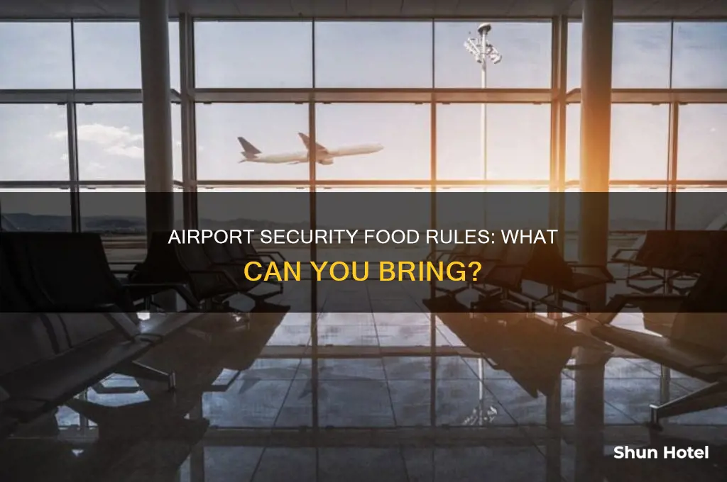 can you take food through airport security australia