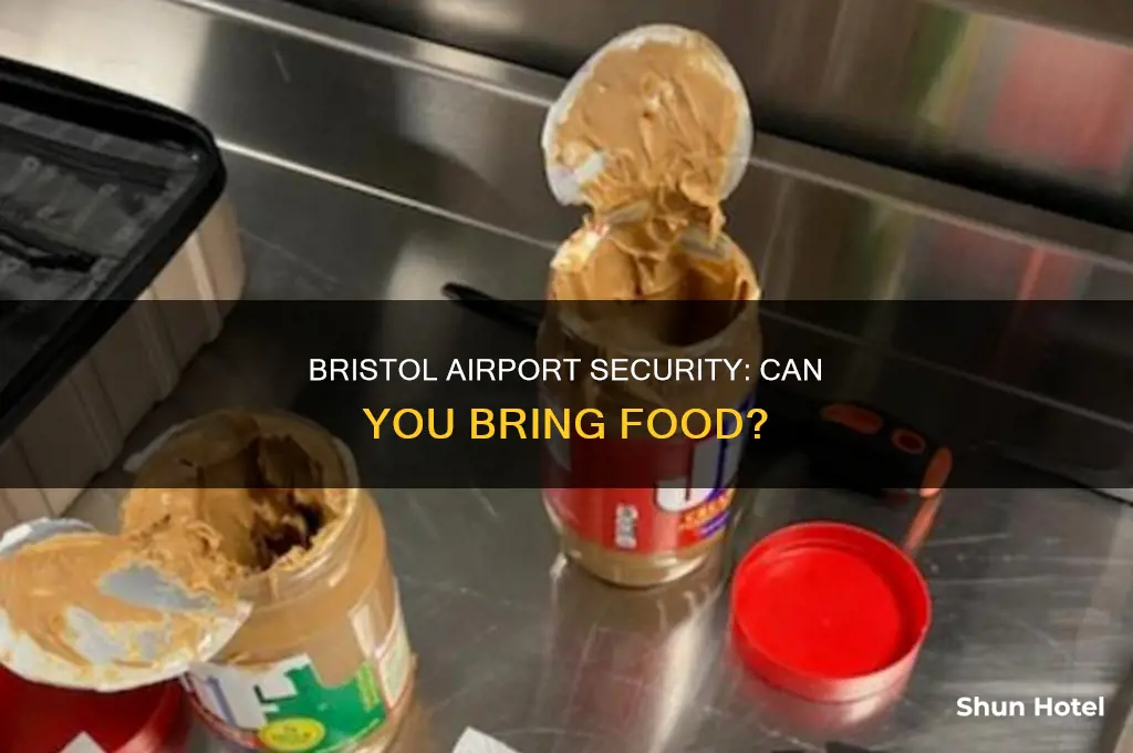 can you take food through airport security bristol