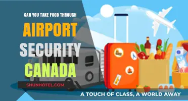 Travelers' Food Guide: Canadian Airport Security Rules
