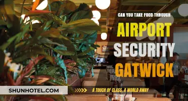 Travelers' Food Guide: Gatwick Airport Security