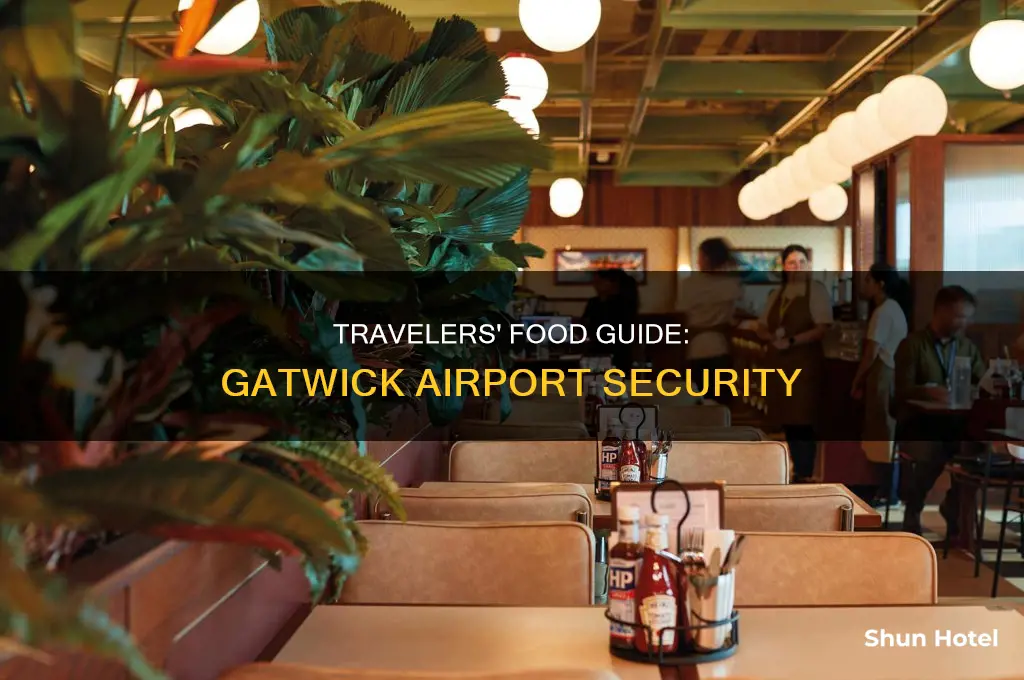 can you take food through airport security gatwick