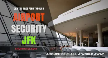 JFK Airport Security: Can You Bring Food Onboard?