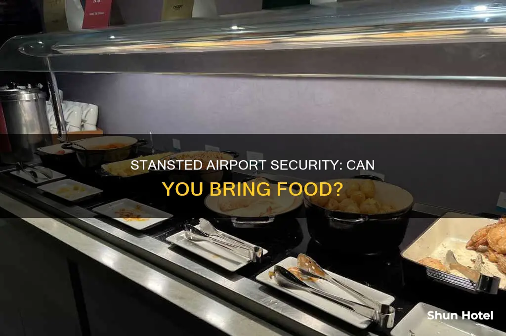 can you take food through airport security stansted