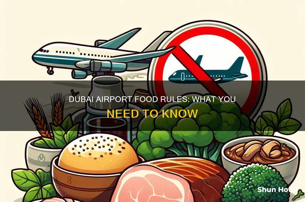 can you take food through dubai airport