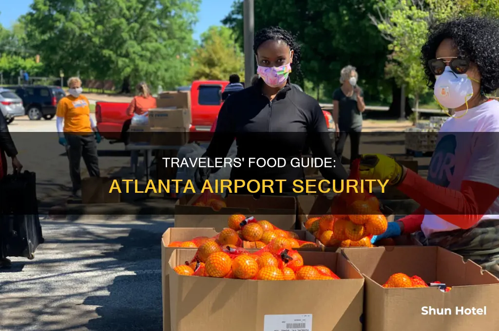 can you take food through security at atlanta airport