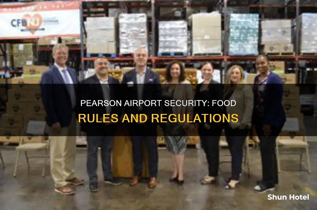 can you take food through security at pearson airport