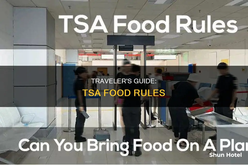 can you take food through tsa airport security