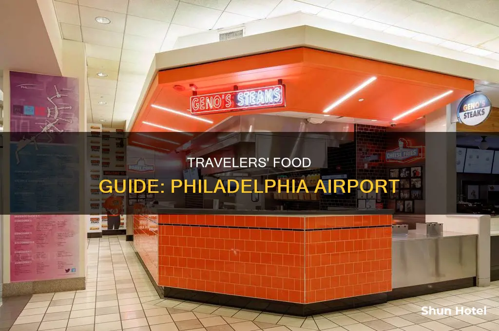 can you take food to the philadelphia airport