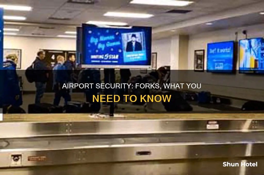 can you take forks through airport security