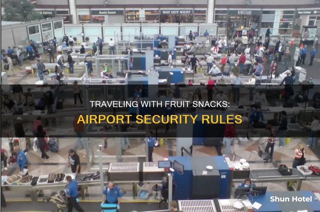 can you take fruit snacks through airport security