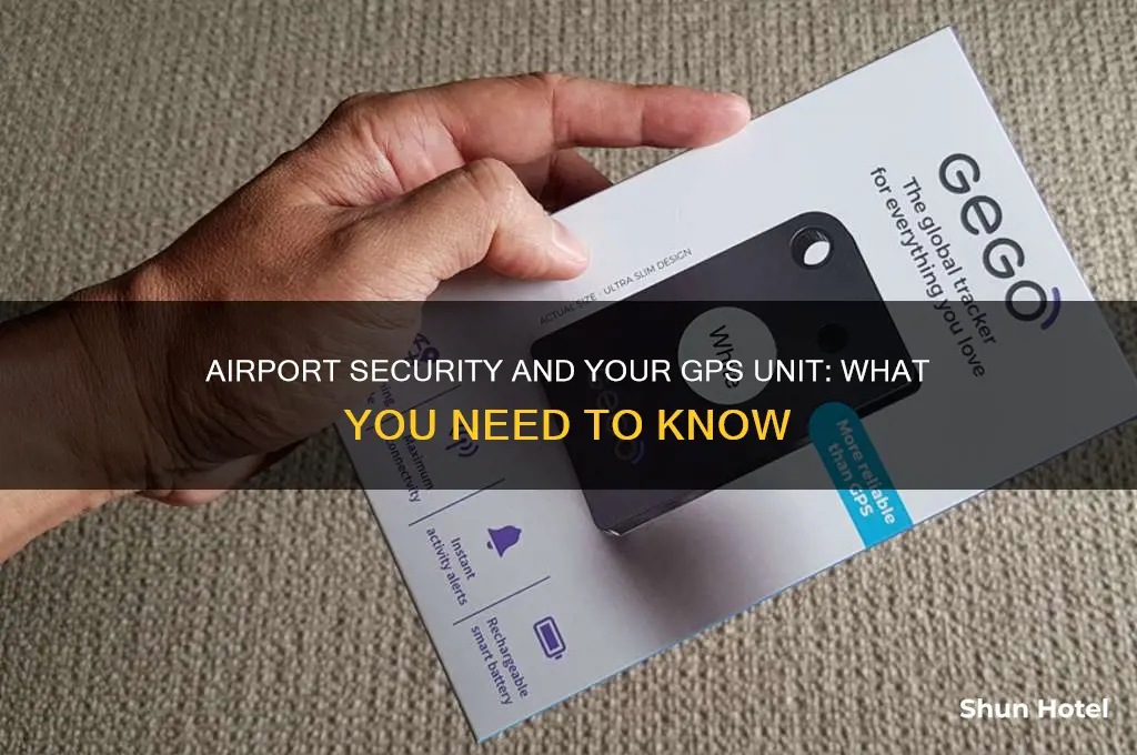 can you take gps unit through airport security