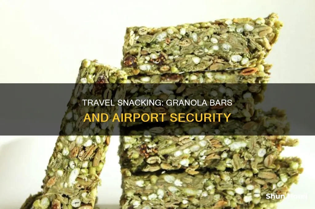 can you take granola bars through airport security