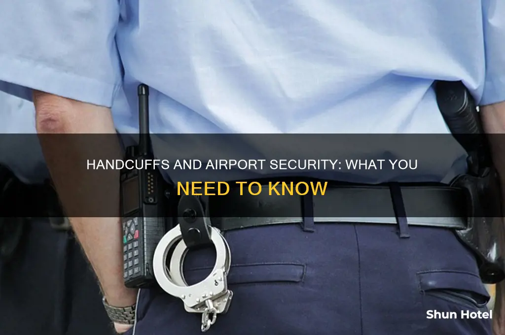 can you take handcuffs through airport security