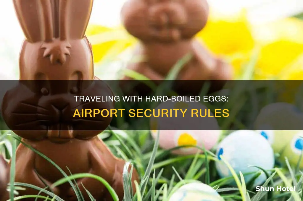 can you take hard boiled eggs through airport security