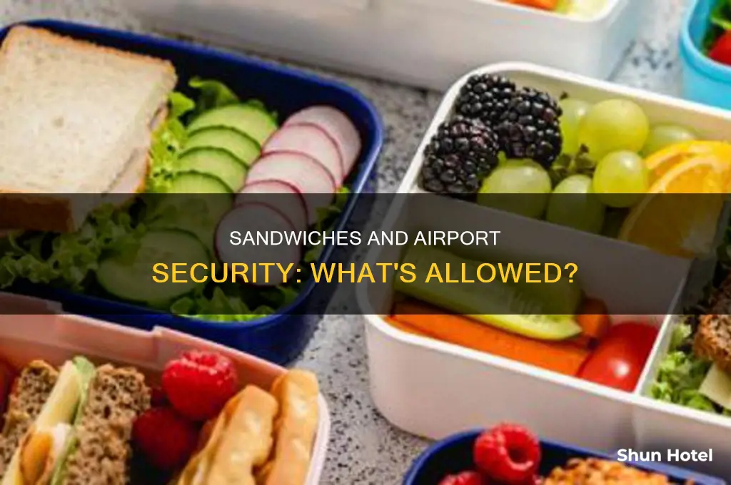 can you take homemade sandwiches through airport security