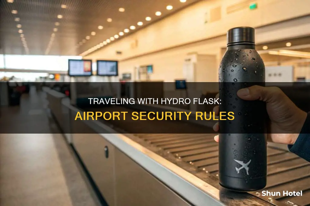 can you take hydroflask international airport