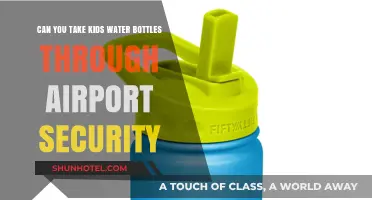 Traveling with Kids? Water Bottle Rules for Airport Security