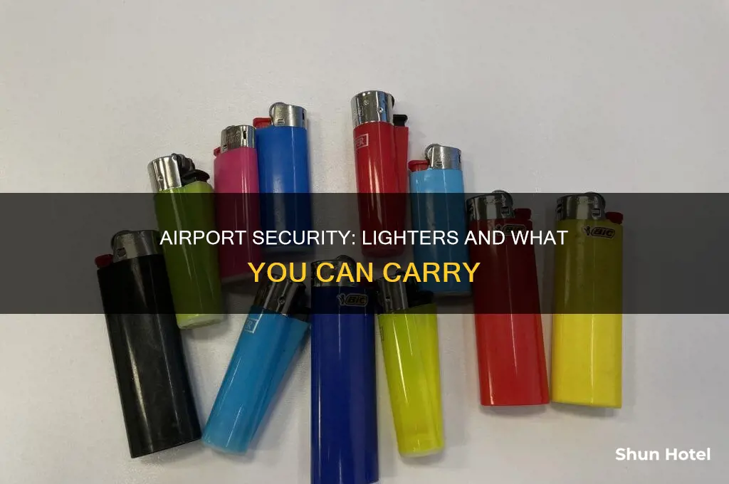 can you take lighter through airport security