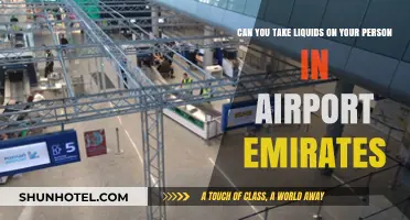 Emirates Airport Security: Liquids on Your Person?