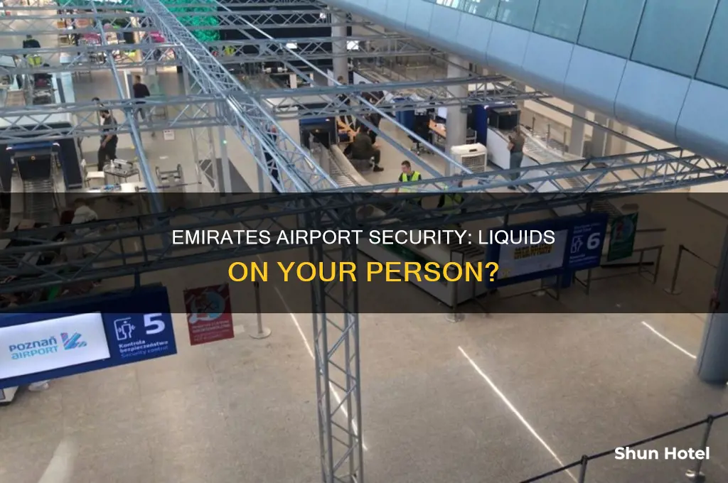 can you take liquids on your person in airport emirates