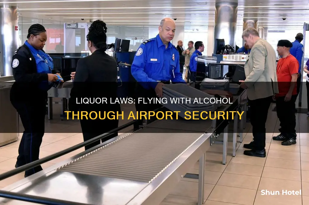 can you take liquor through airport security