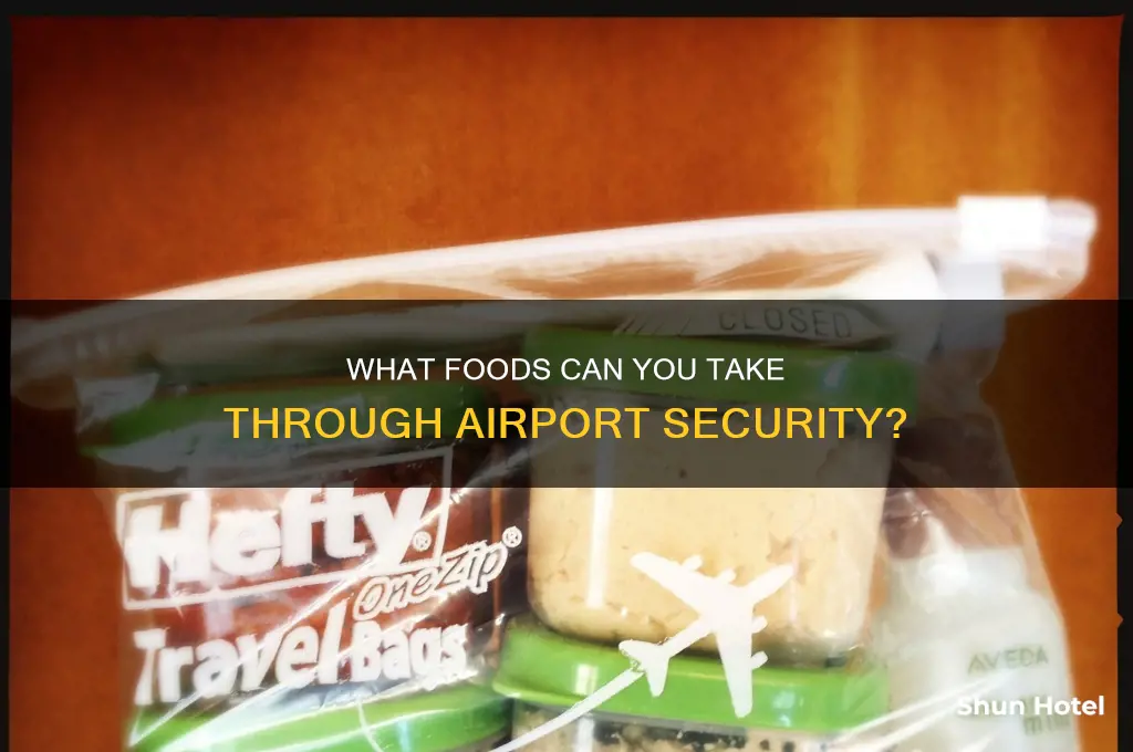 can you take lunch through airport security