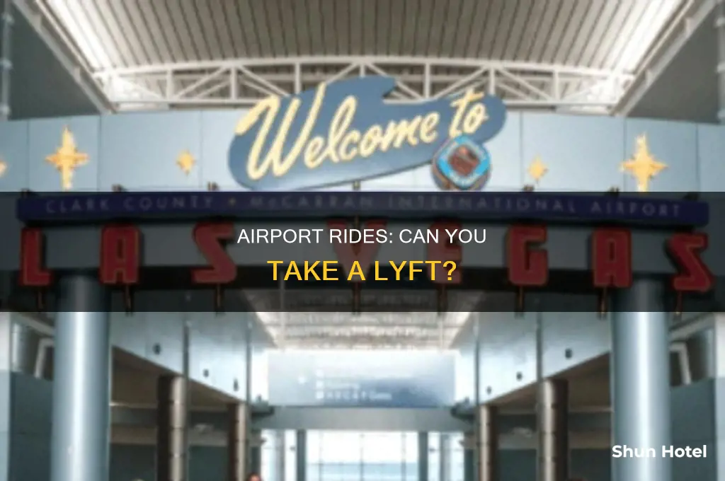 can you take lyft to the airport